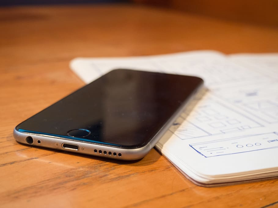 iphone, mobile, technology, office, desk, business, objects HD wallpaper