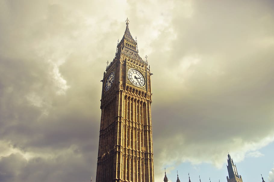 time, clock, england, big ben, london, clock tower, architecture HD wallpaper