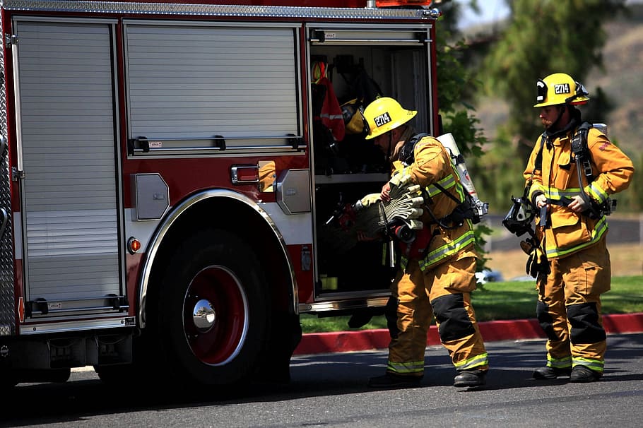 fire, fighter, mission, training, exercise, job, work, human HD wallpaper