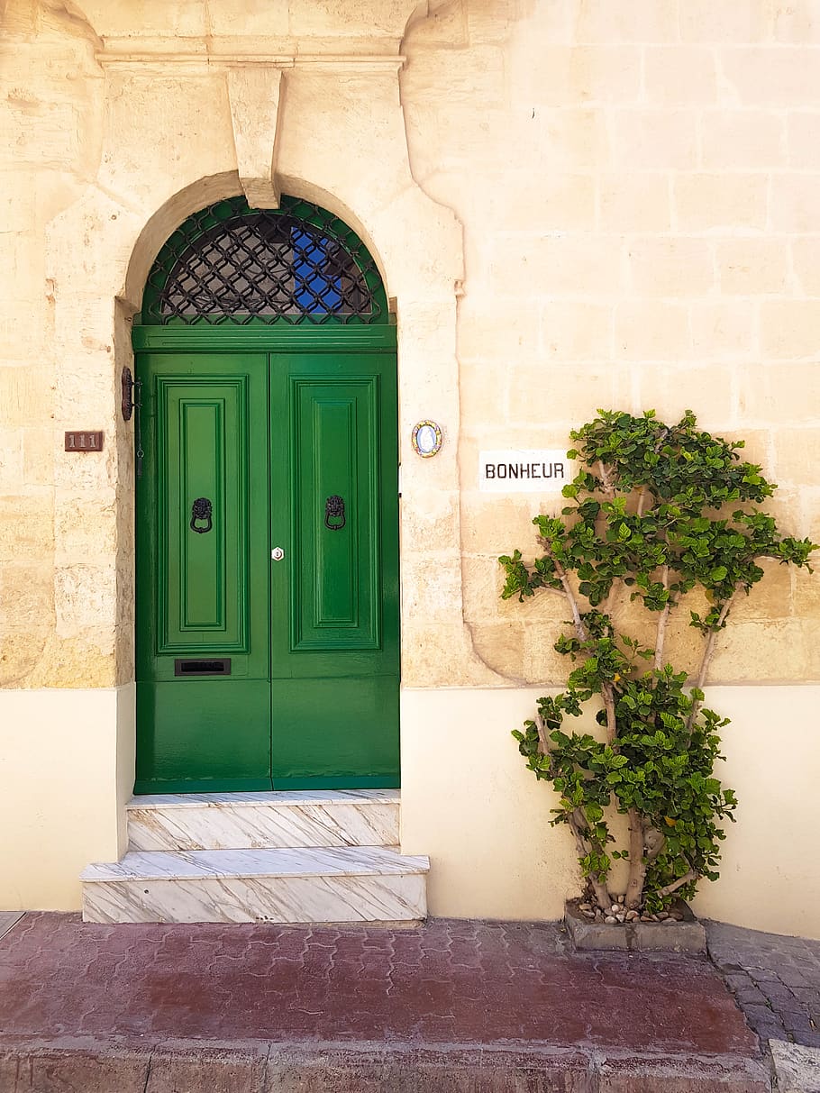 malta, sliema, architecture, door, entrance, built structure HD wallpaper
