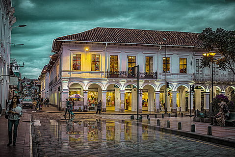 basin, ecuador, highlights, architecture, city, colorful, beautiful HD wallpaper