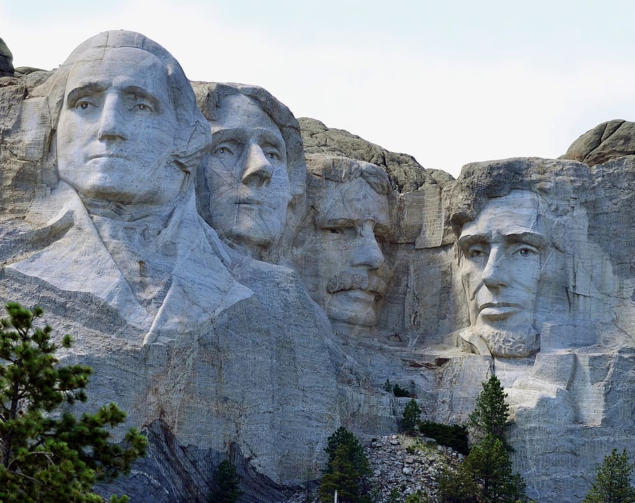 Mount Rushmore, art and craft, human representation, sculpture HD wallpaper