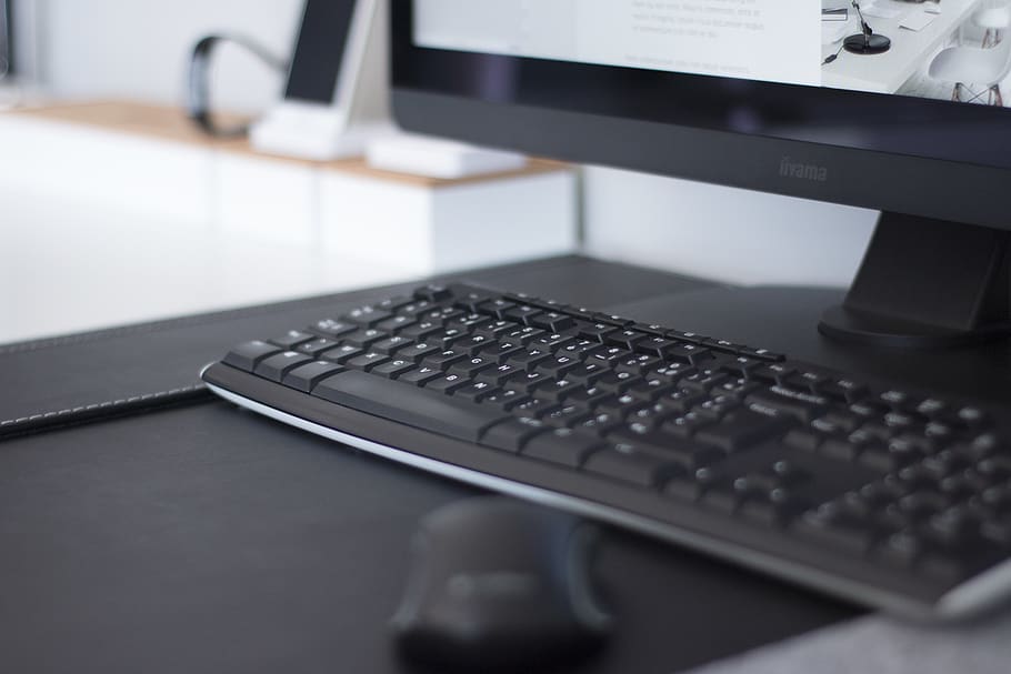 office, work, workspace, business, desk, table, gadgets, computer HD wallpaper