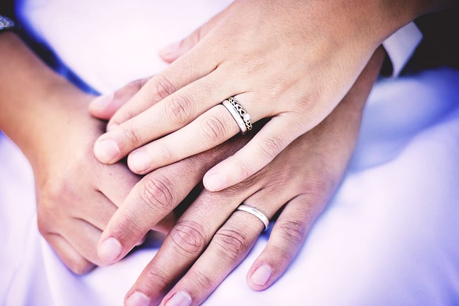 Wedding Rings, people, human hand, human body part, jewelry, adult HD wallpaper