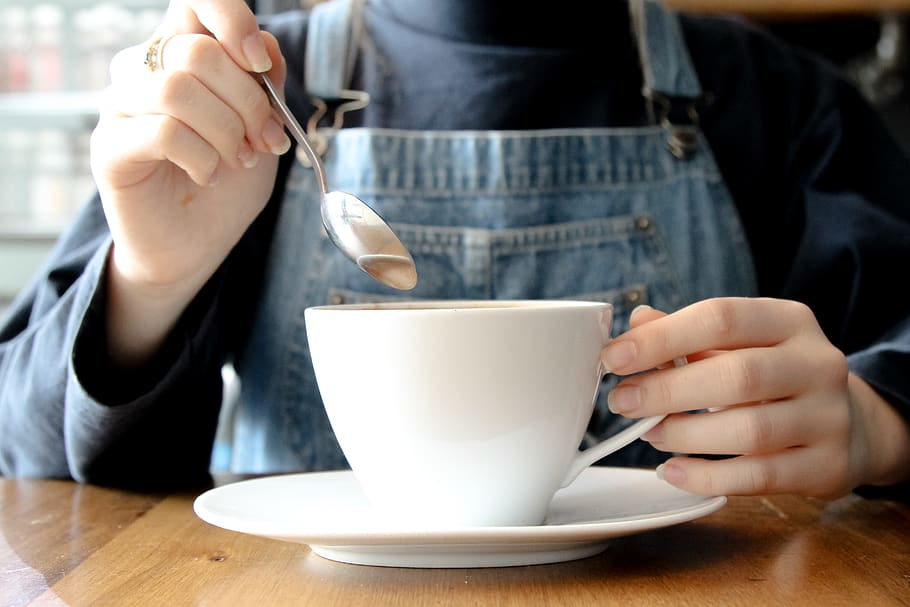 person having coffee during daytime, food and drink, mug, cup HD wallpaper