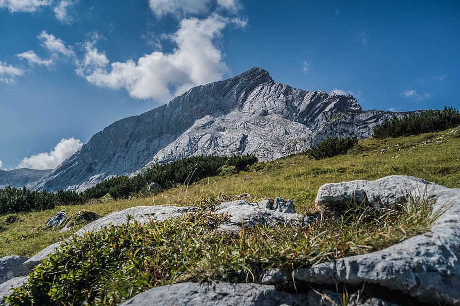 mountains, alps, landscape, alpine, nature, top, height, above HD wallpaper