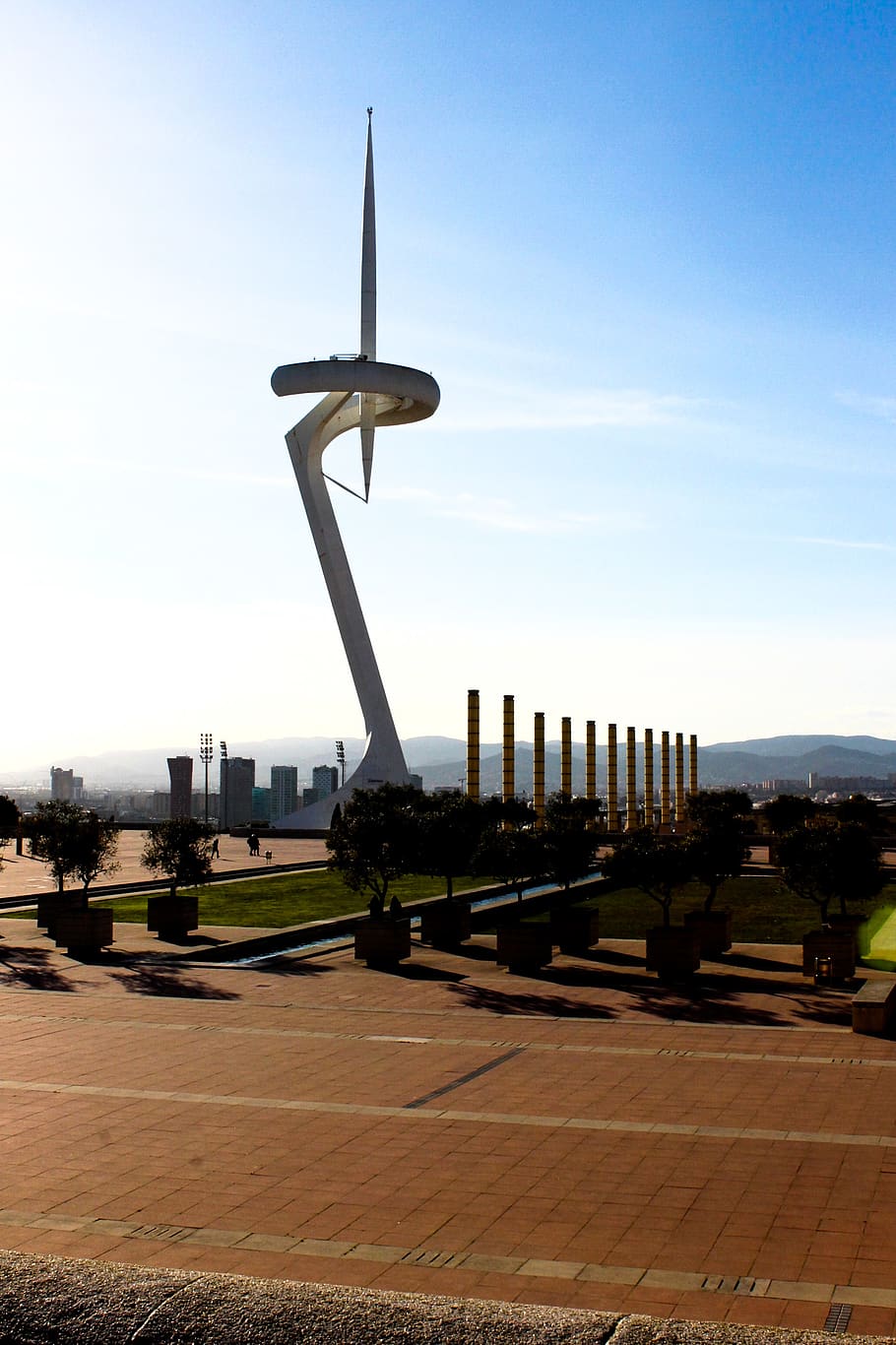 barcelona, calatrava, sky, nature, architecture, built structure HD wallpaper