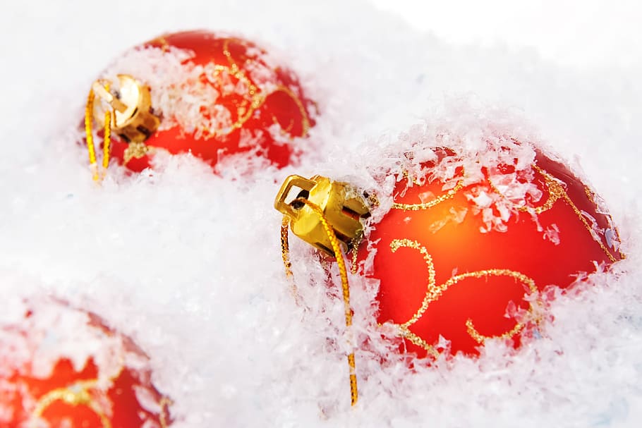 background, ball, bauble, balls, baubles, christmas, close-up HD wallpaper