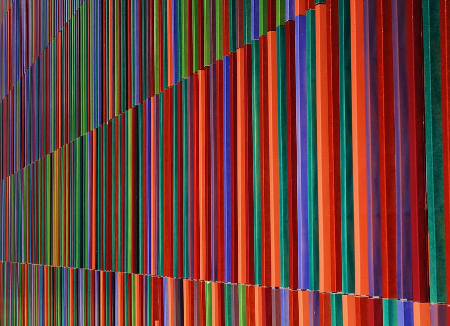 multicolored striped illustration, munich, germany, lighting HD wallpaper