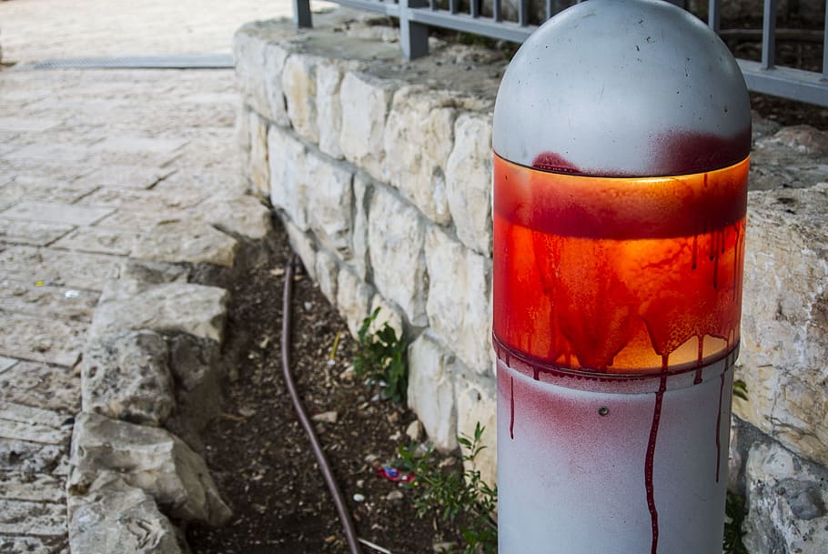 israel, spray paint, pole, light, stones, giffiti, pipe, abstract HD wallpaper