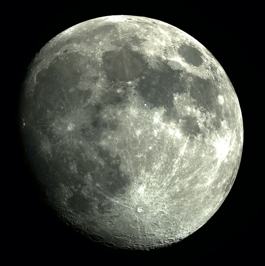 moon, space, night, astronomy, sky, shape, circle, geometric shape HD wallpaper