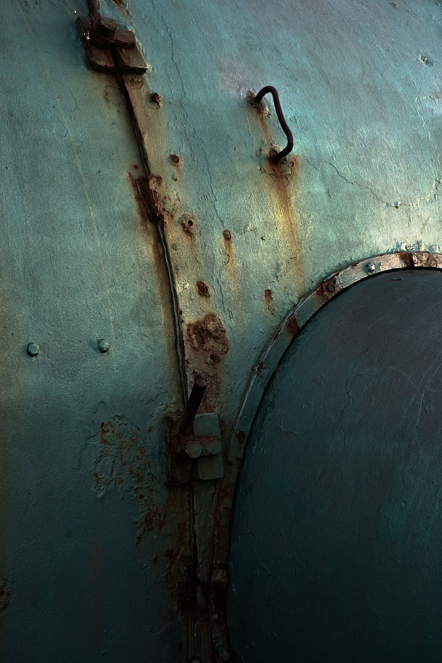 spain, a coruña, metal, rusty, old, weathered, no people, abandoned HD wallpaper