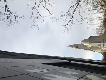 tower, architecture, spire, steeple, building, office building HD wallpaper