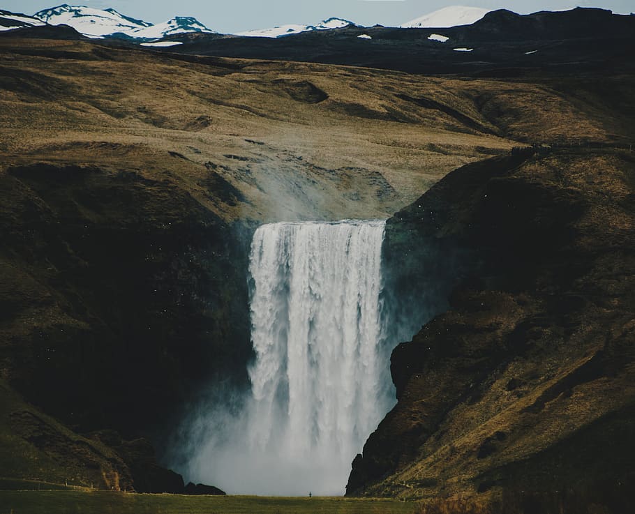 waterfalls during daytime, scenics - nature, beauty in nature HD wallpaper
