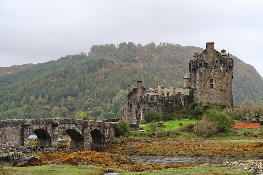 architecture, travel, antiquity, old, palace, eilean donan HD wallpaper