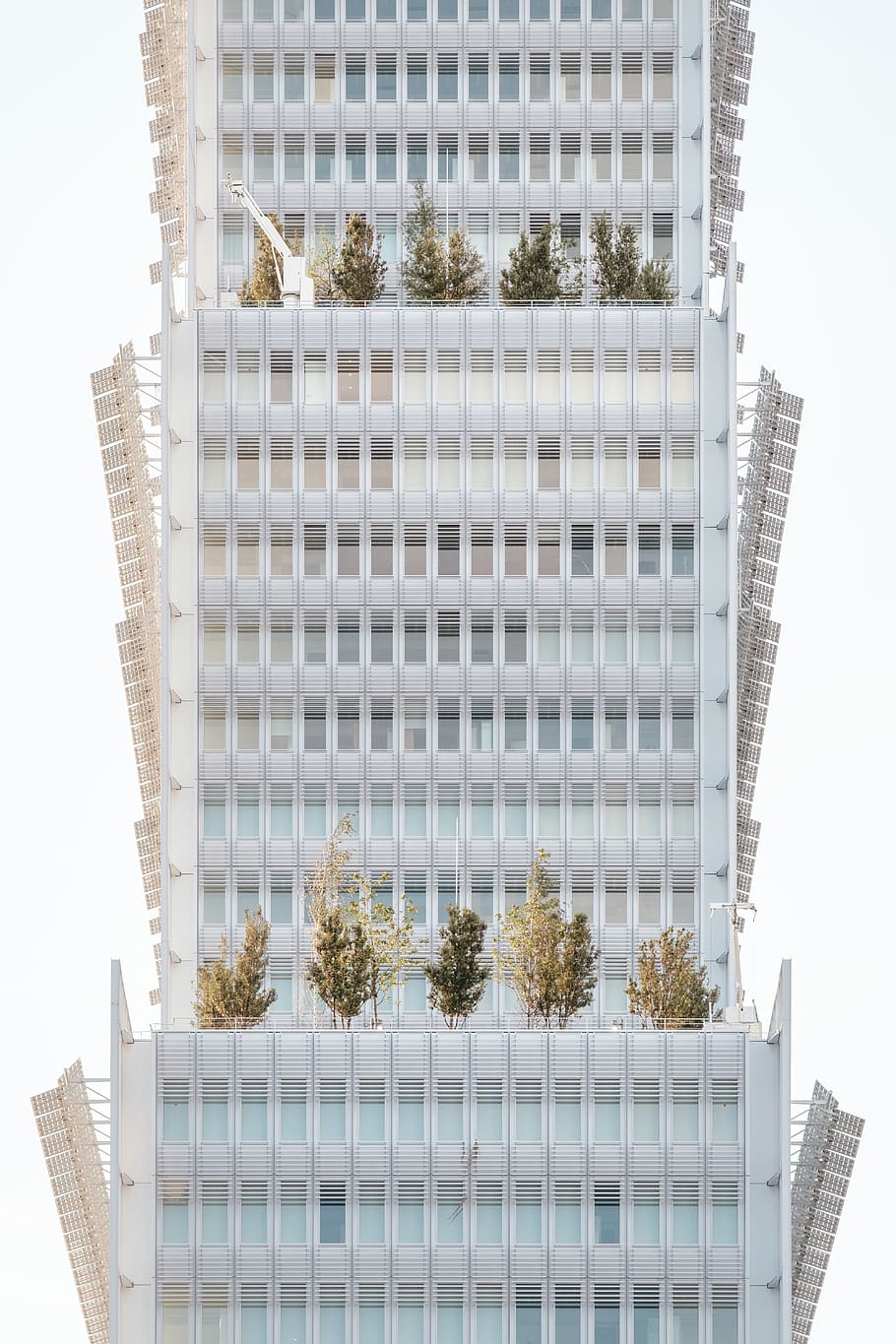 white high-rise building, office building, city, urban, town HD wallpaper