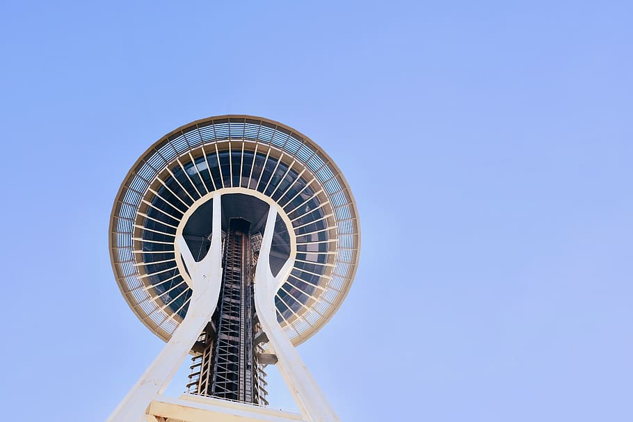 Space Needle, Seattle during day, tower, building, architecture, HD wallpaper