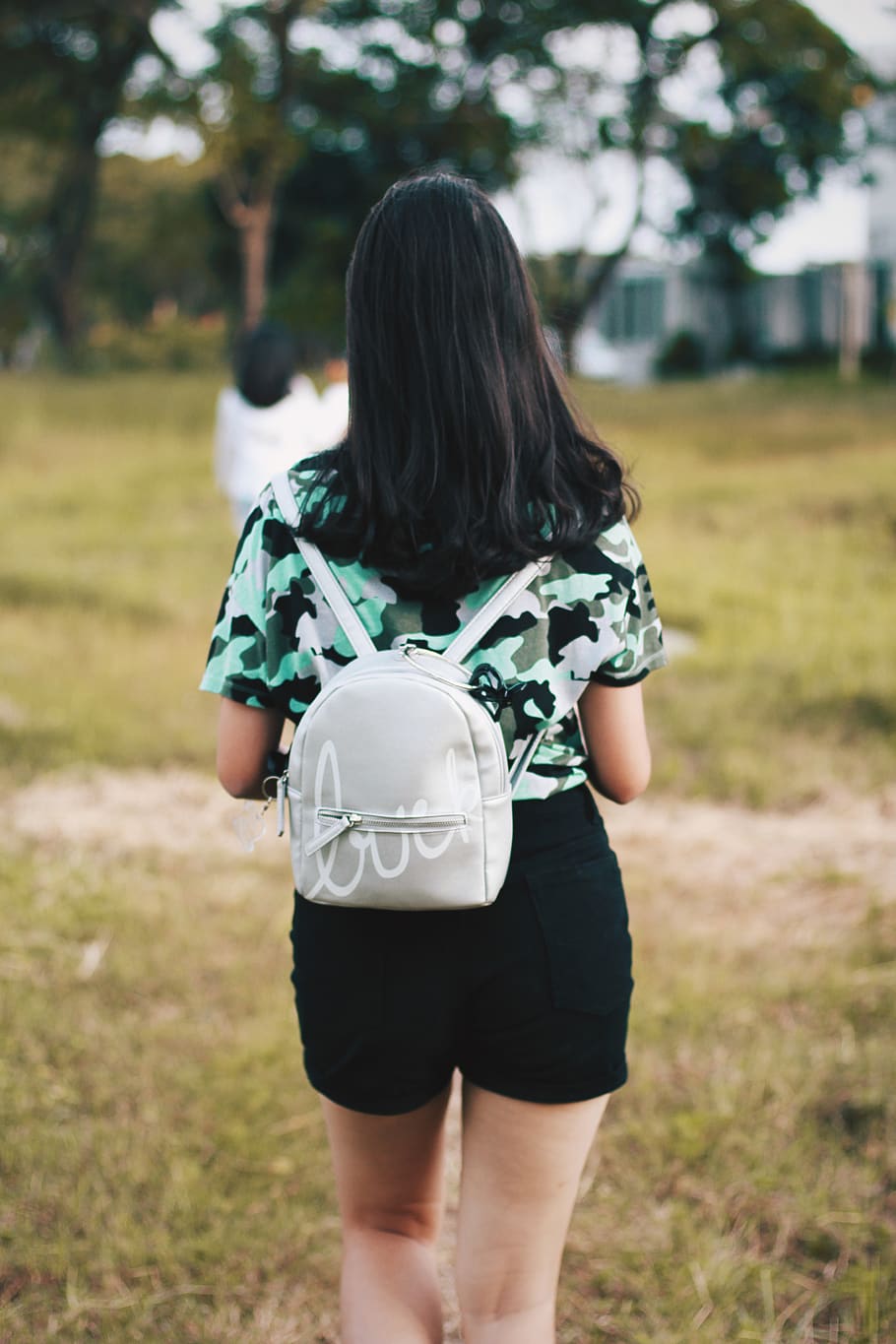 indonesia, citraland, real people, rear view, one person, focus on foreground HD wallpaper
