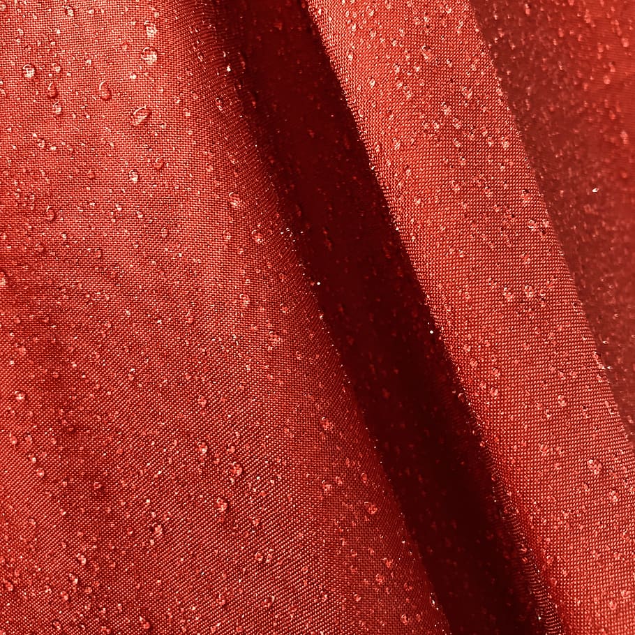 Red close. Плащевая ткань оранжевая. Красная крупная пеллерг. Orange Textile Profi.
