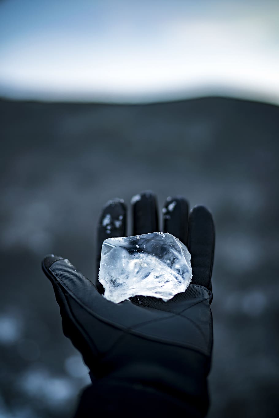 clear gemstone, human body part, human hand, one person, day HD wallpaper