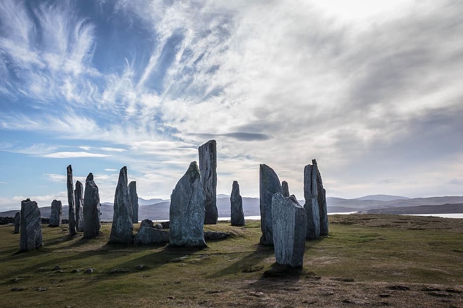 Stonehenge under cloudy sky, nature, outdoors, landscape, scenery HD wallpaper