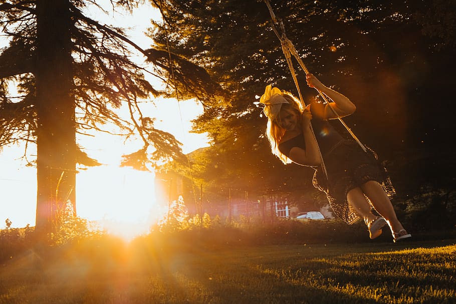 sunset, gloaming, backlight, backlit, summer, summer nights HD wallpaper