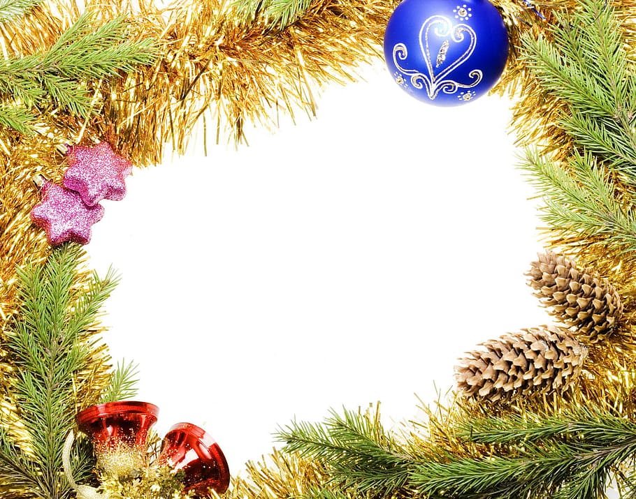 background, border, christmas, color, design, frame, gift, gold HD wallpaper