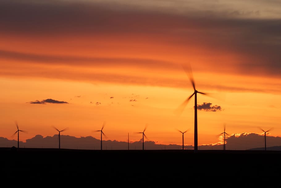 future, smart home, data, sunset, night, environmental conservation HD wallpaper