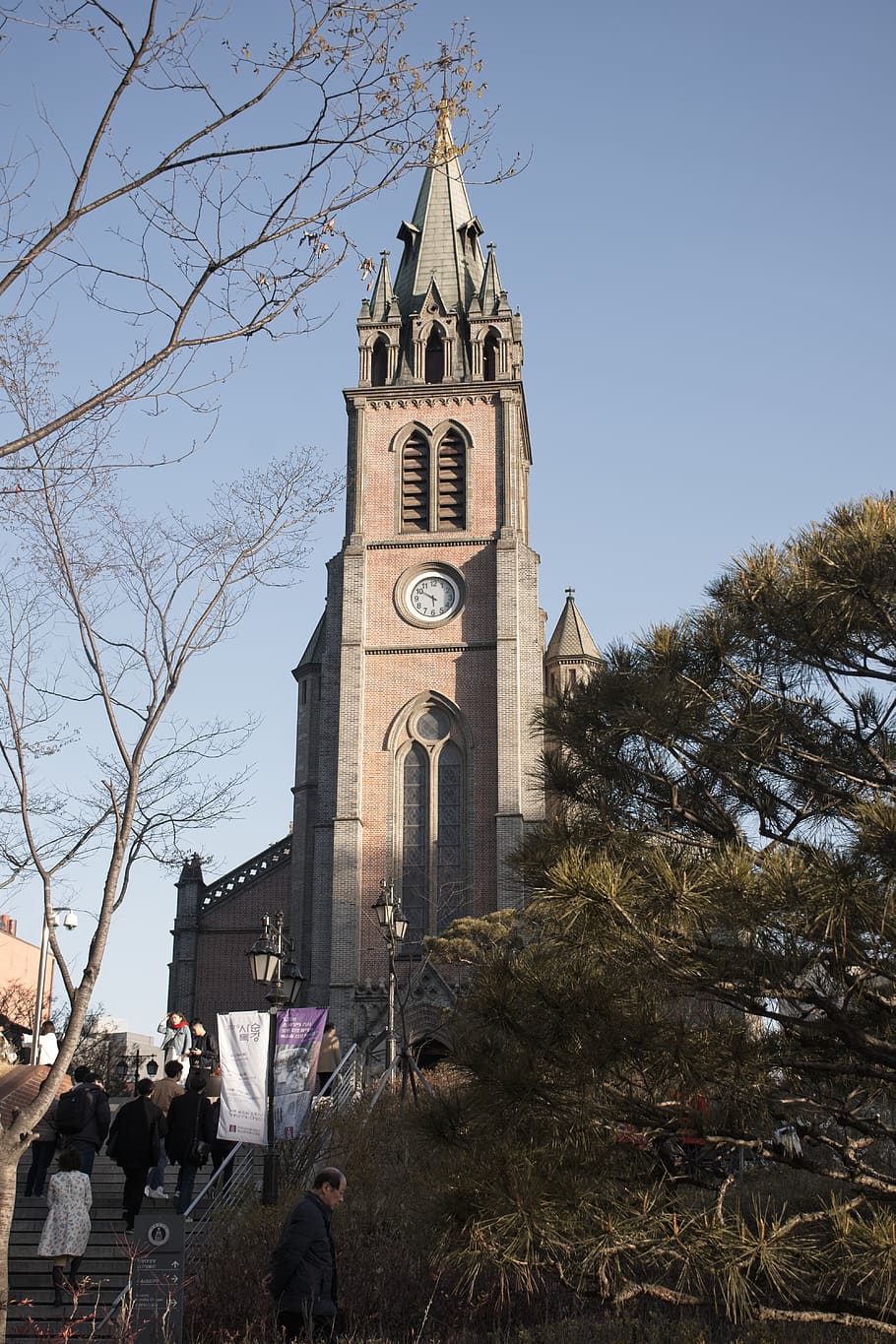 tower, building, architecture, human, person, steeple, spire HD wallpaper