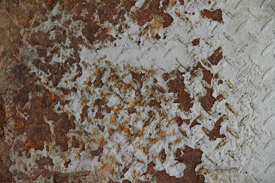 rusting gray and brown metal panel, berlin, germany, grey, sidewalk HD wallpaper