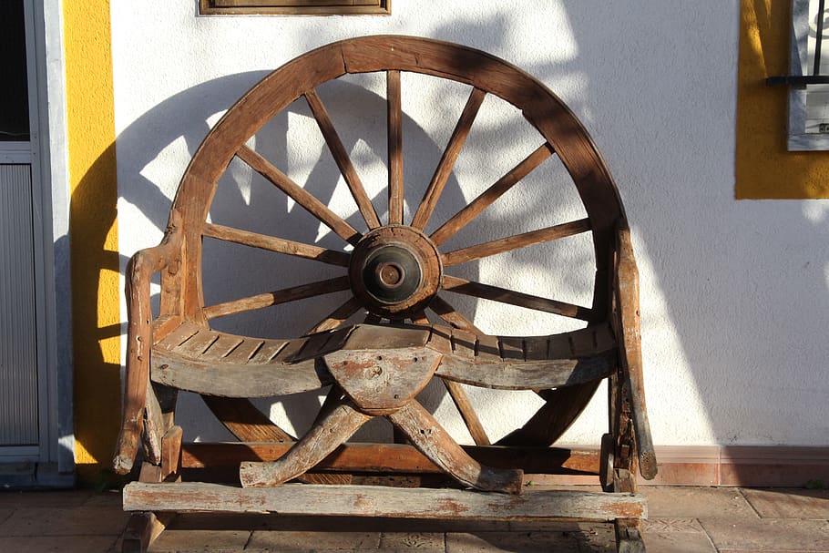 portugal, évora, wheel, no people, wood - material, indoors HD wallpaper