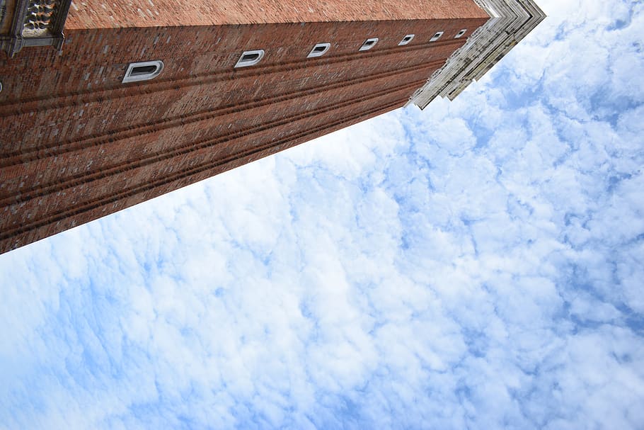 italy, venice, sky, low angle view, cloud - sky, no people HD wallpaper