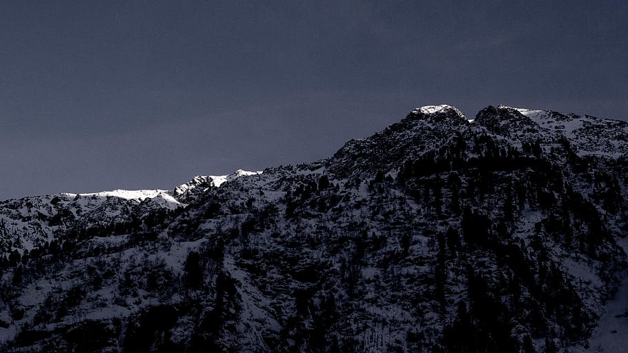 gray mountain hill, nature, outdoors, mountain range, peak, austria HD wallpaper