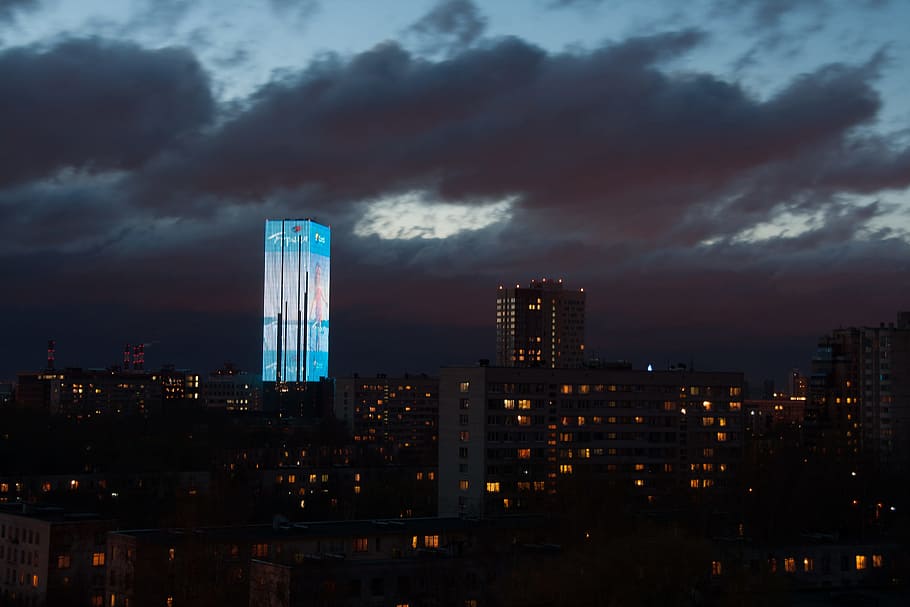 russia, spb, skyscraper, st, officebuildings, apartments, urban HD wallpaper