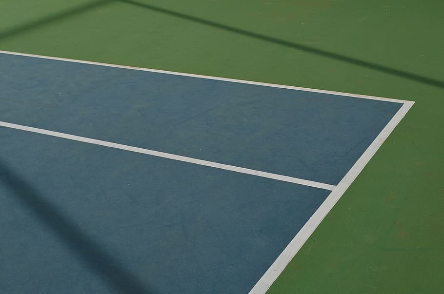 gray and white game field, sport, court, tennis, tennis net, net - sports equipment HD wallpaper