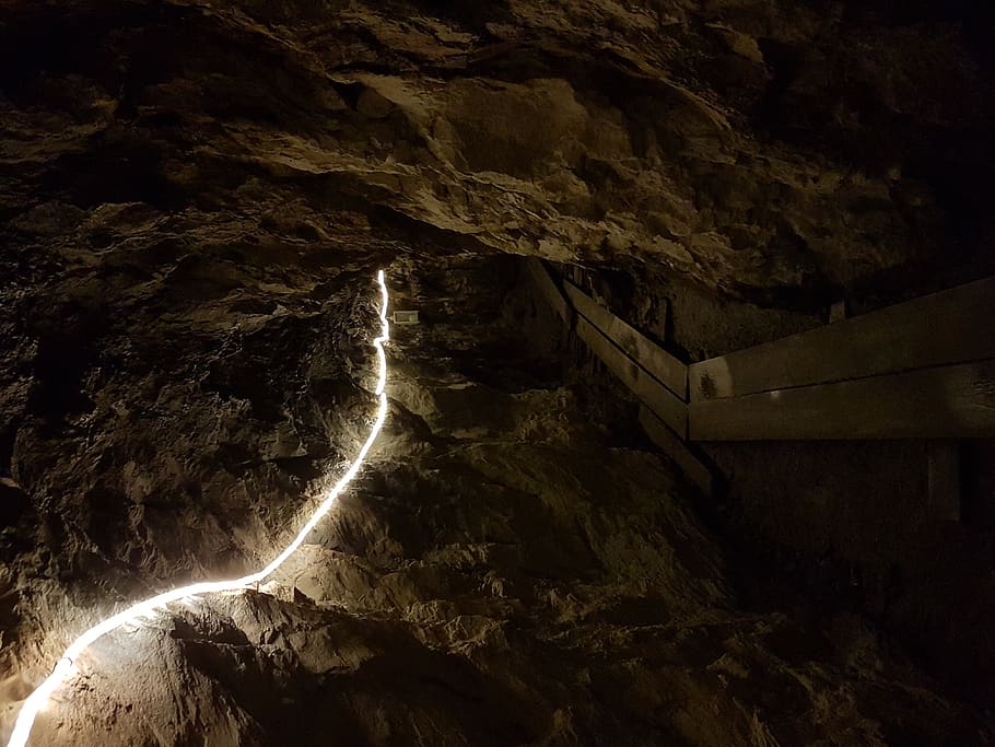 österreich, lend, cave, latern, lights, austria, rock, rock - object HD wallpaper