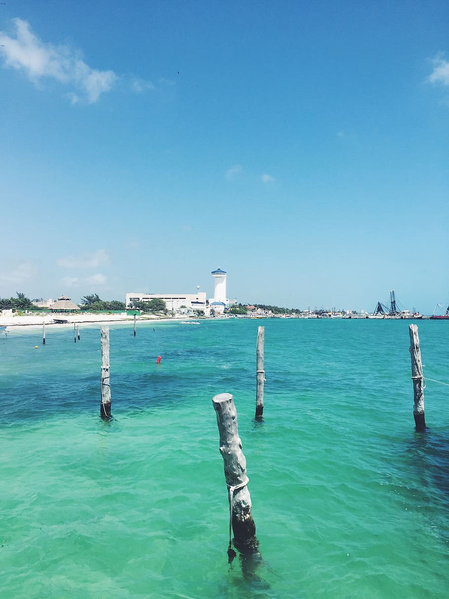 mexico, cancún, beach, sun, paradise, fun, water, sea, sky HD wallpaper
