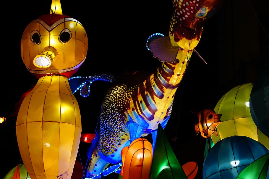celebration, decoration, night, illuminated, representation HD wallpaper