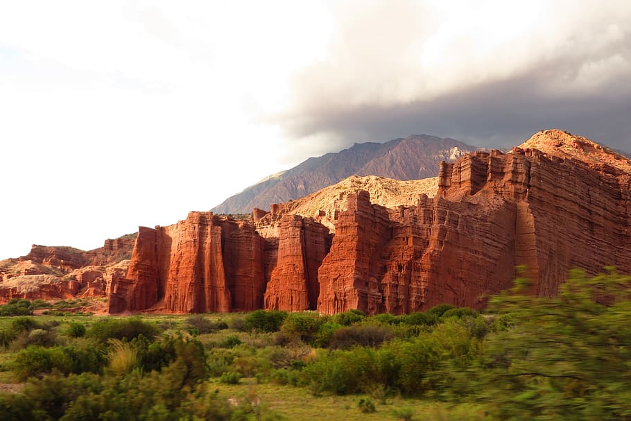 argentina, quebrada de cafayate, sand stone, rock, mountain, HD wallpaper