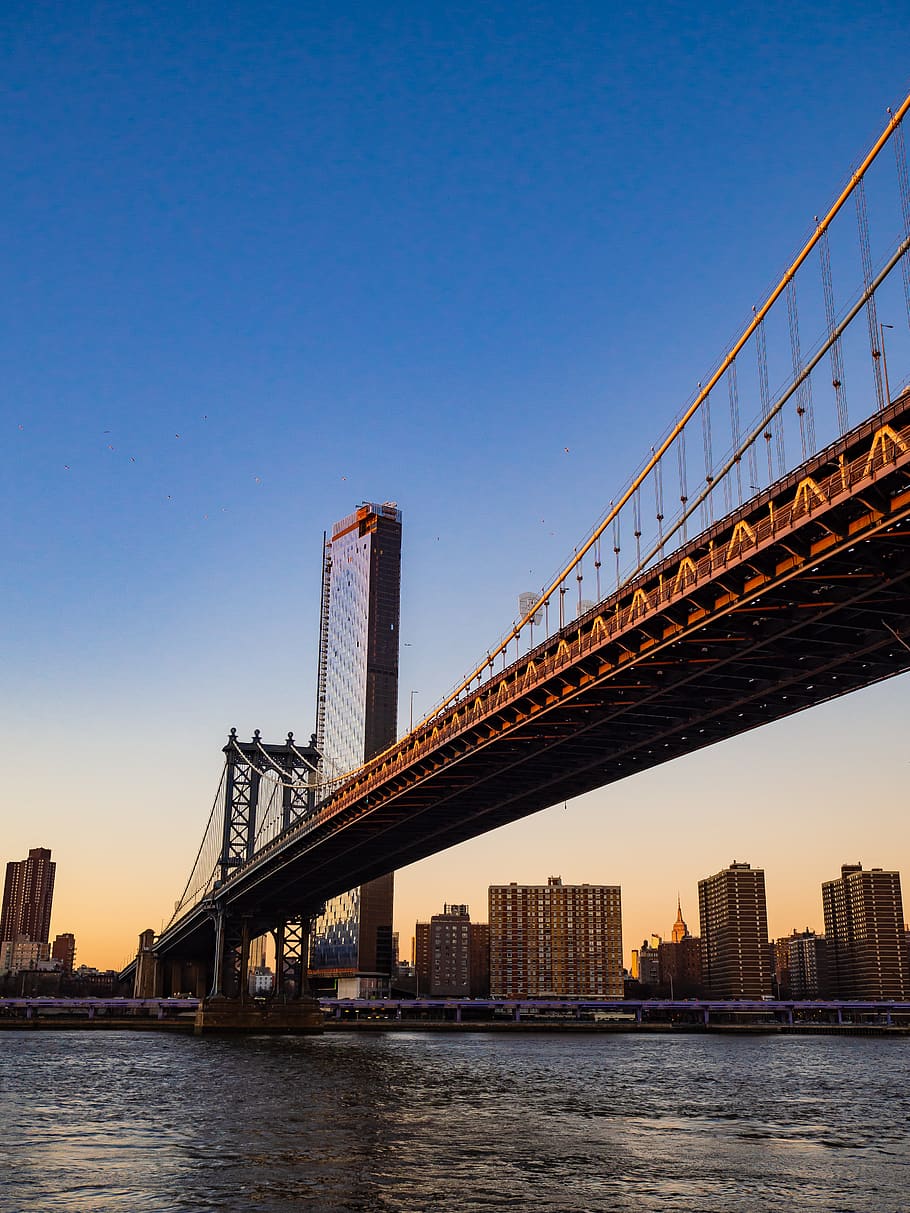 brown bridge during daytime, building, metropolis, city, urban HD wallpaper