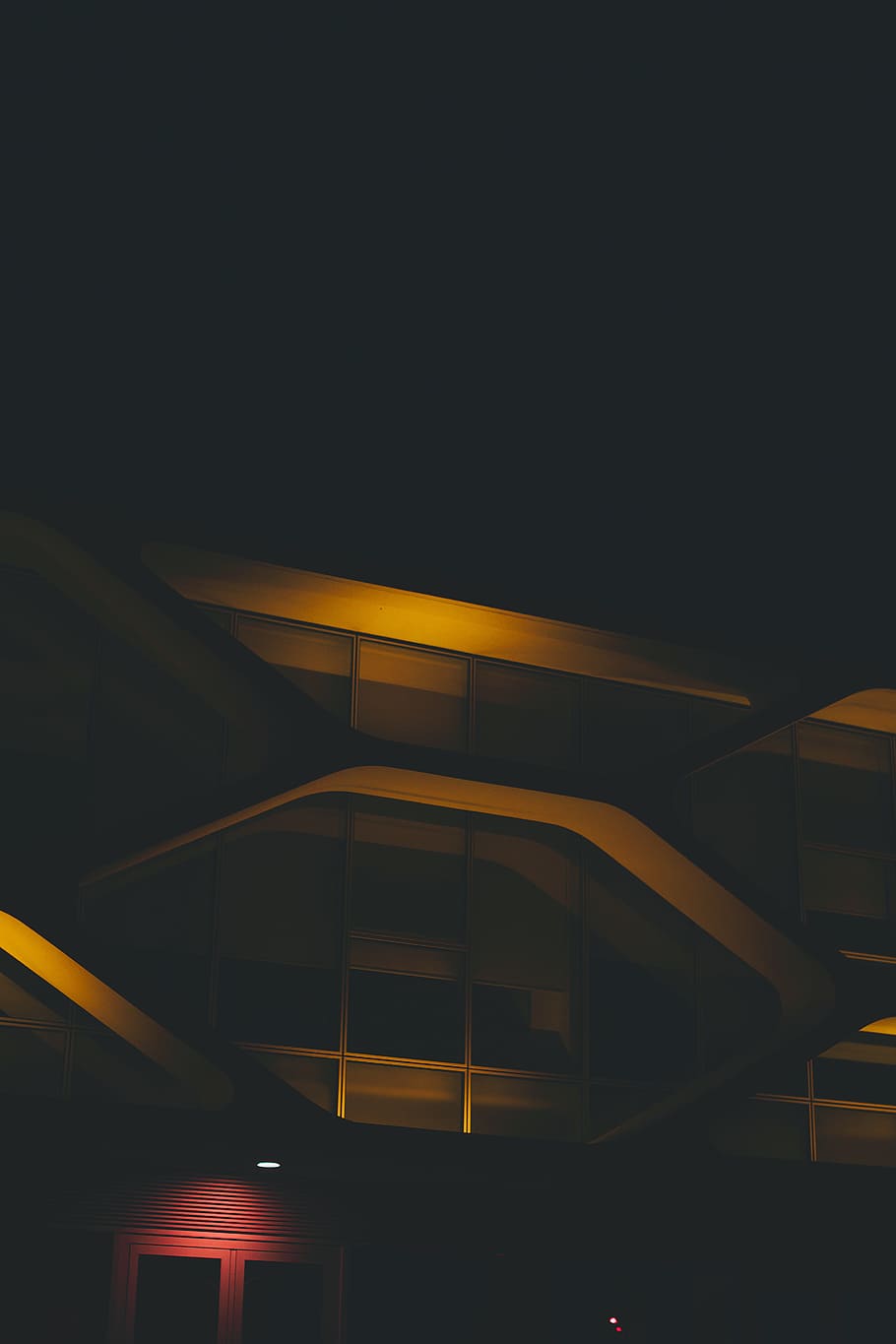 Black and Brown Building, abstract, architectural, architectural design HD wallpaper