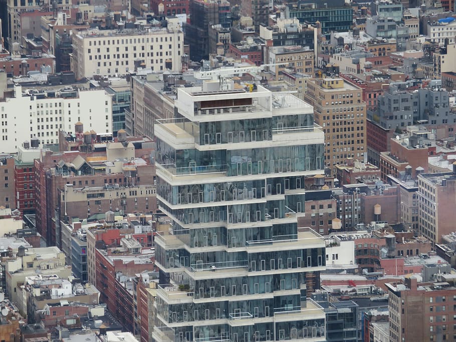 modern architecture, nyc, building exterior, city, built structure HD wallpaper