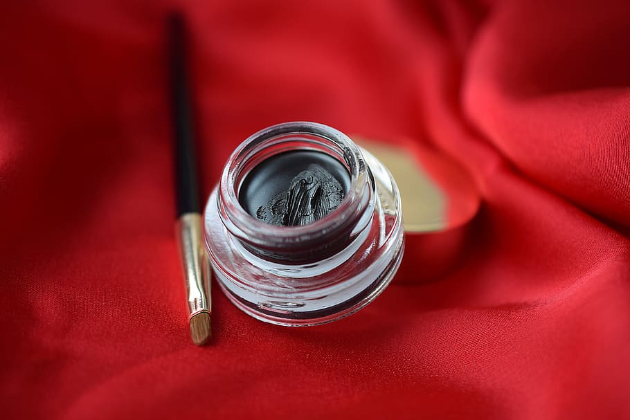 makeup, red, shadows, brush, powder, rouge, embellishment, no people HD wallpaper