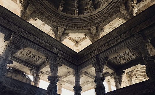 india, ranakpur, engravings, domes, culture, travel, architecture HD wallpaper