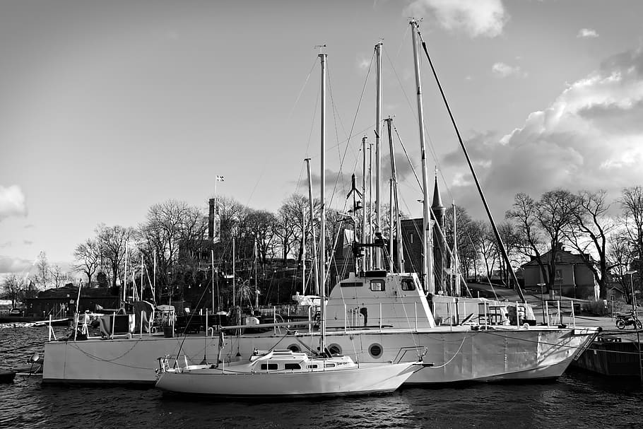 boat on water, vehicle, transportation, vessel, watercraft, waterfront HD wallpaper