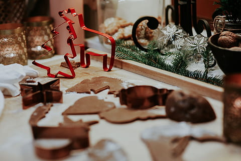Gingerbread Cookies, baking, christmas, xmas, celebration, holiday HD wallpaper