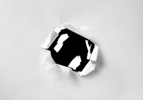 mylene, paper, wall, hole, tear, torn, texture, damaged, destruction HD wallpaper
