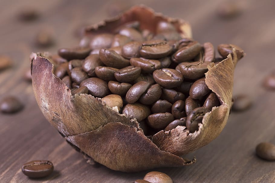 coffee, coffee beans, roasted, cafe, caffeine, brown, food and drink HD wallpaper