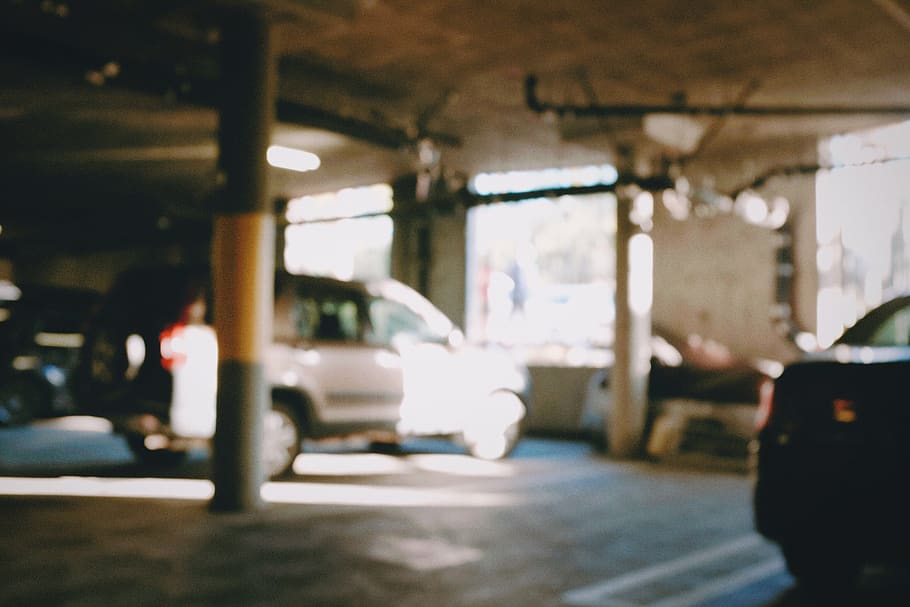 SUV parked in building, car, vehicle, automobile, transportation HD wallpaper