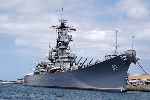 uss arizona, nautical vessel, transportation, sky, mode of transportation HD wallpaper